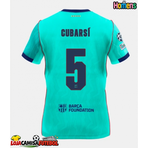Camisa de Futebol Barcelona Pau Cubarsi #5 Equipamento Alternativo 2026-27 Manga Curta